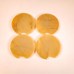 Double sided Resin Car Coaster to Decorate and Customize Your Car